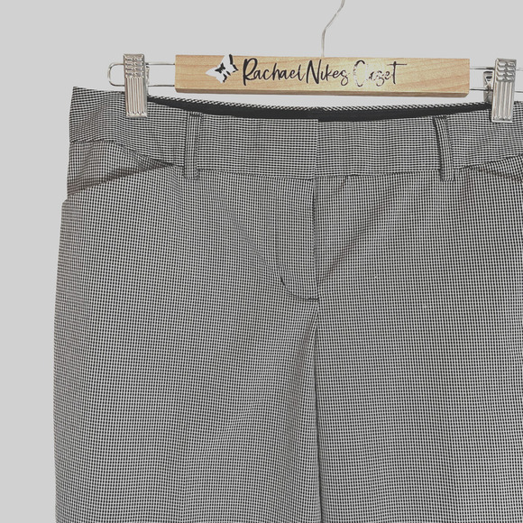 Express Y2K VIntage  Gray Checked Editor Pants 4 R - Picture 3 of 4